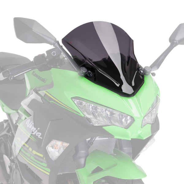 Puig Puig racing screen | dark smoke | kawasaki ninja 400 2018>current
